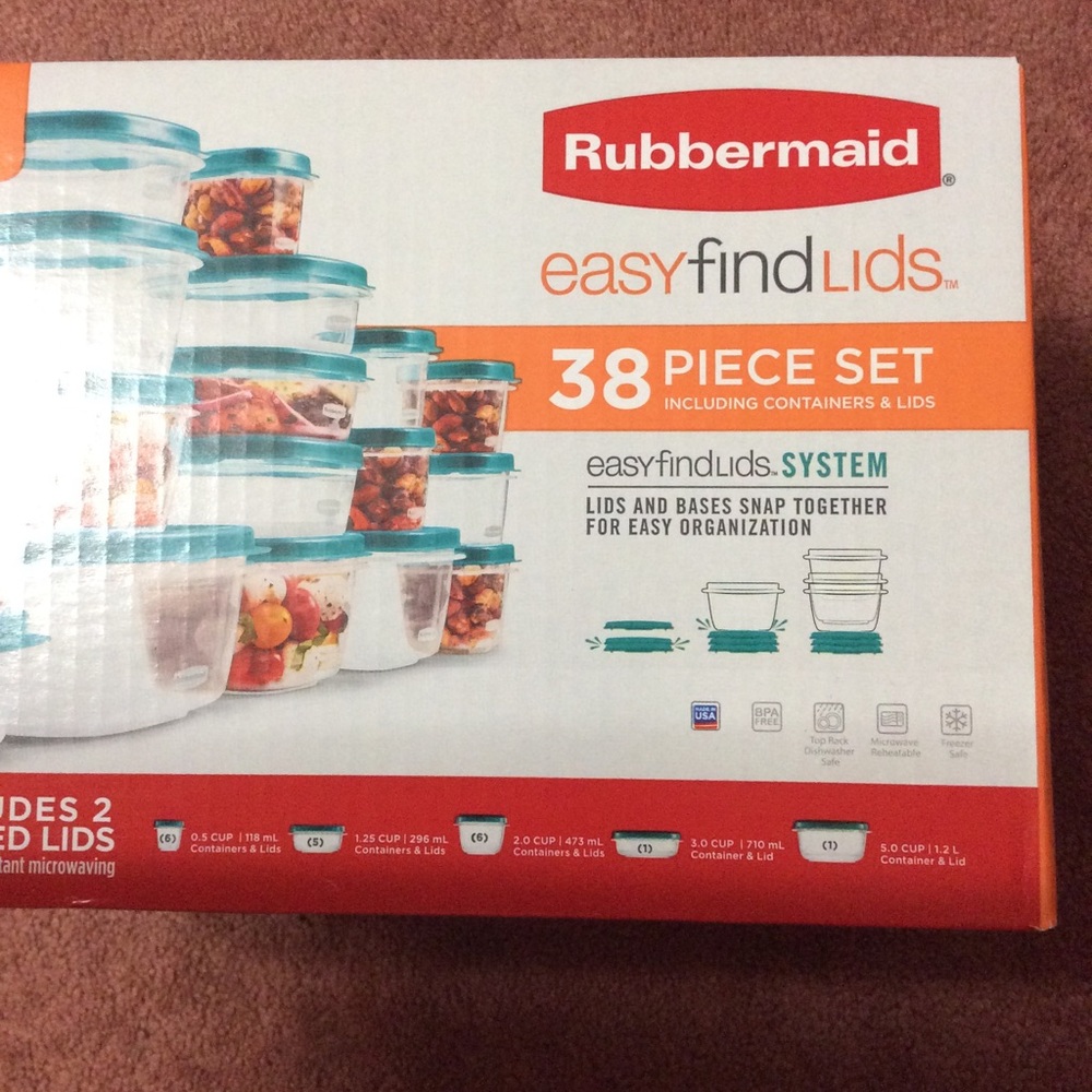 Rubber maid easy find lids - Picture 3 of 6